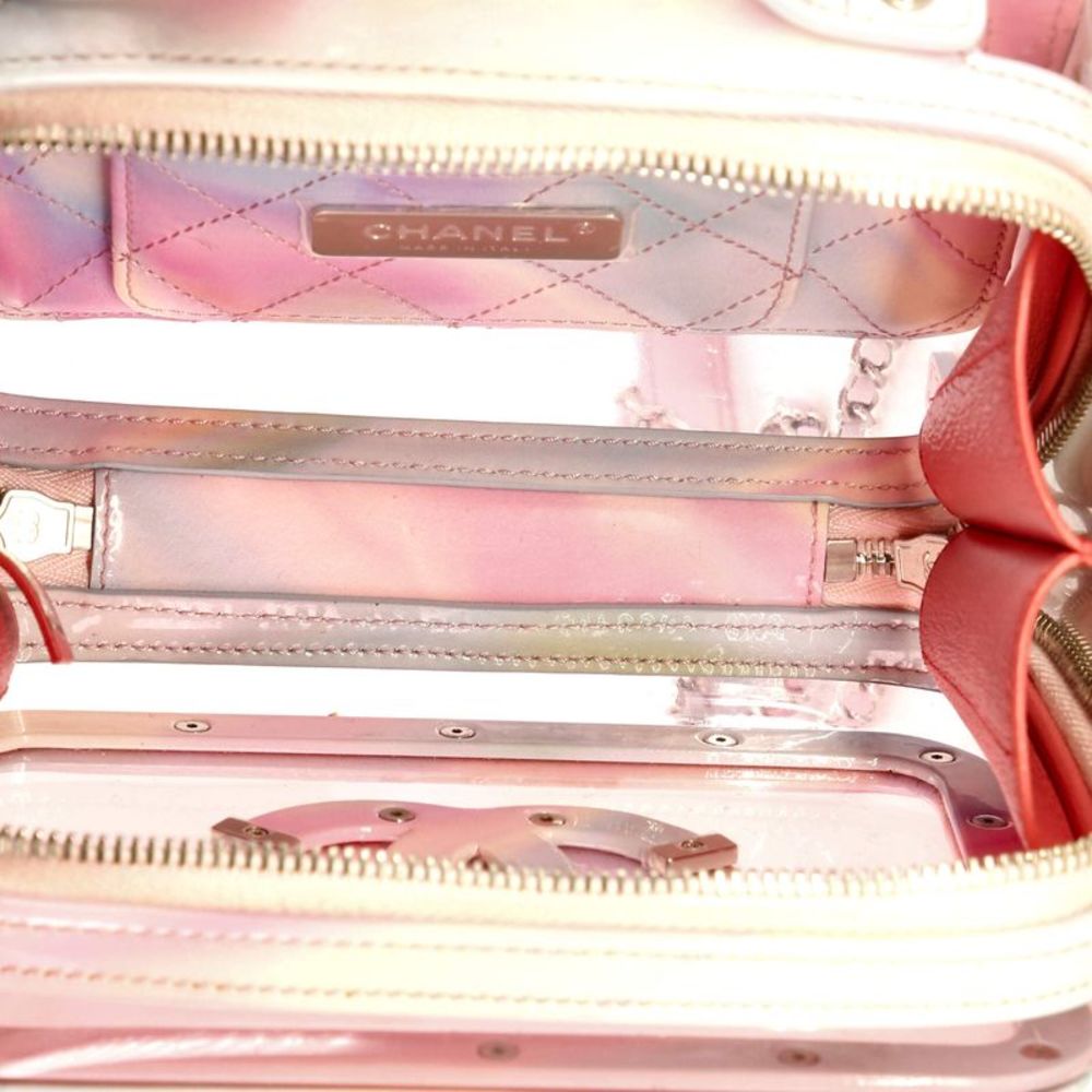 Chanel Filigree Vanity Case PVC with Lambskin Small - Picture 6 of 9